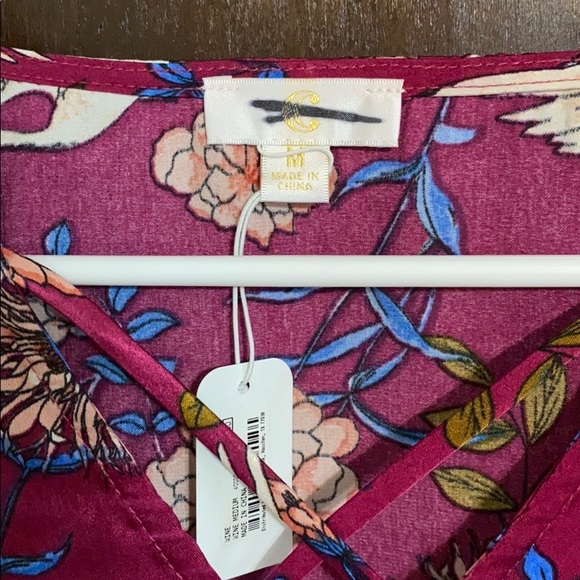 Charming Charlie Bell Sleeve Blouse NWT - Picture 2 of 5